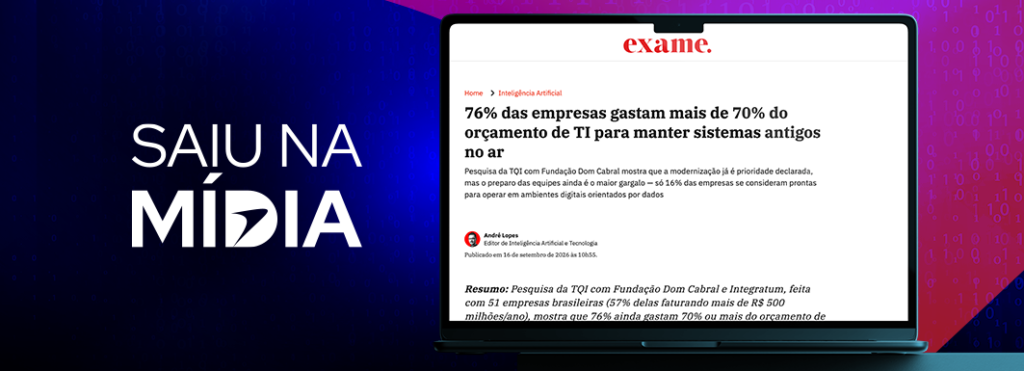 76% das empresas gastam mais de 70% do orçamento de TI para manter sistemas antigos no ar