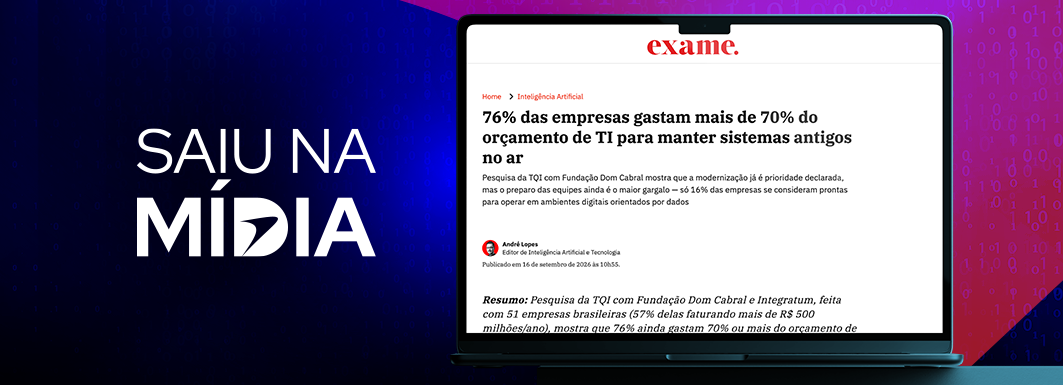 76% das empresas gastam mais de 70% do orçamento de TI para manter sistemas antigos no ar